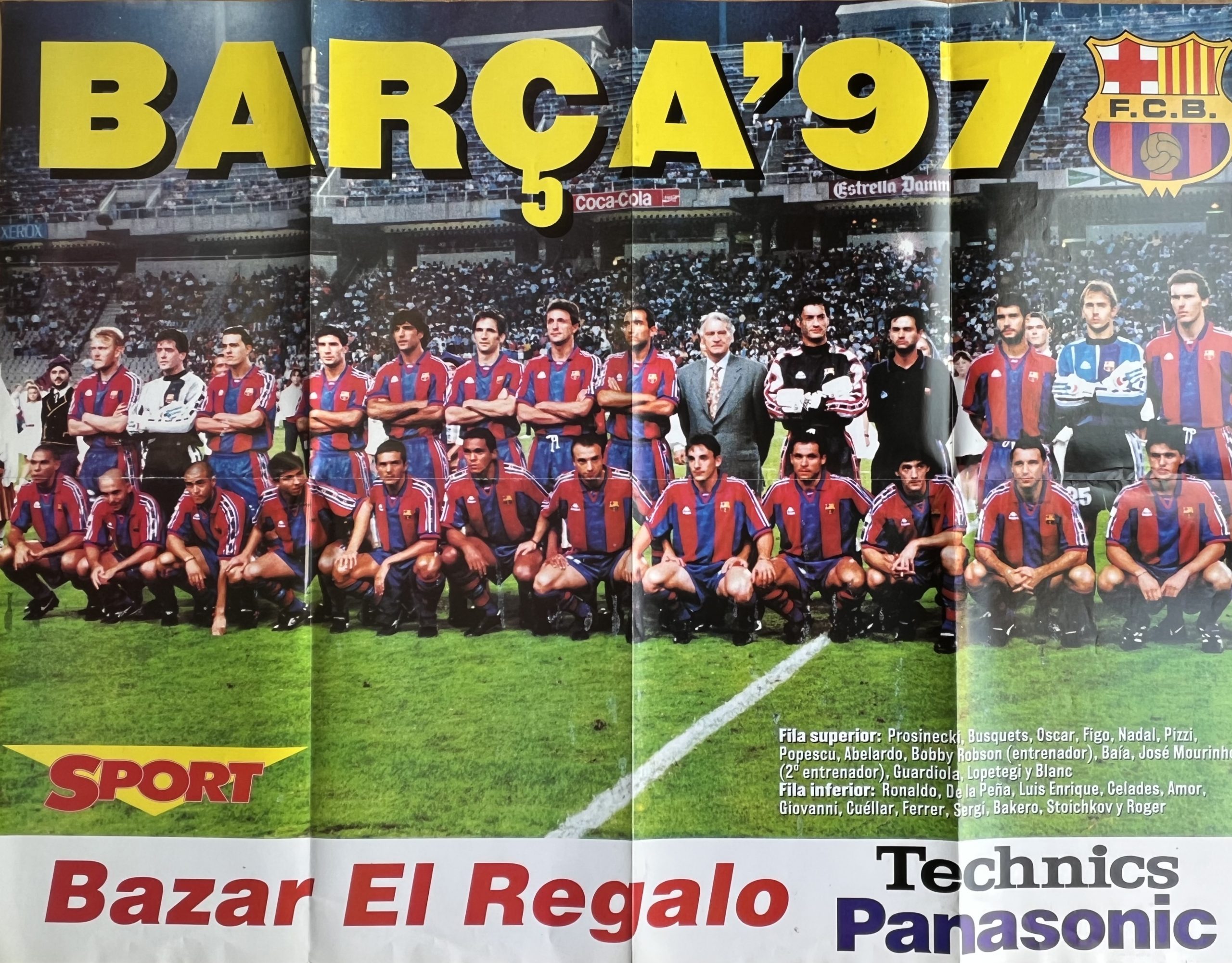 Pòster Sport FC Barcelona Temporada 1997