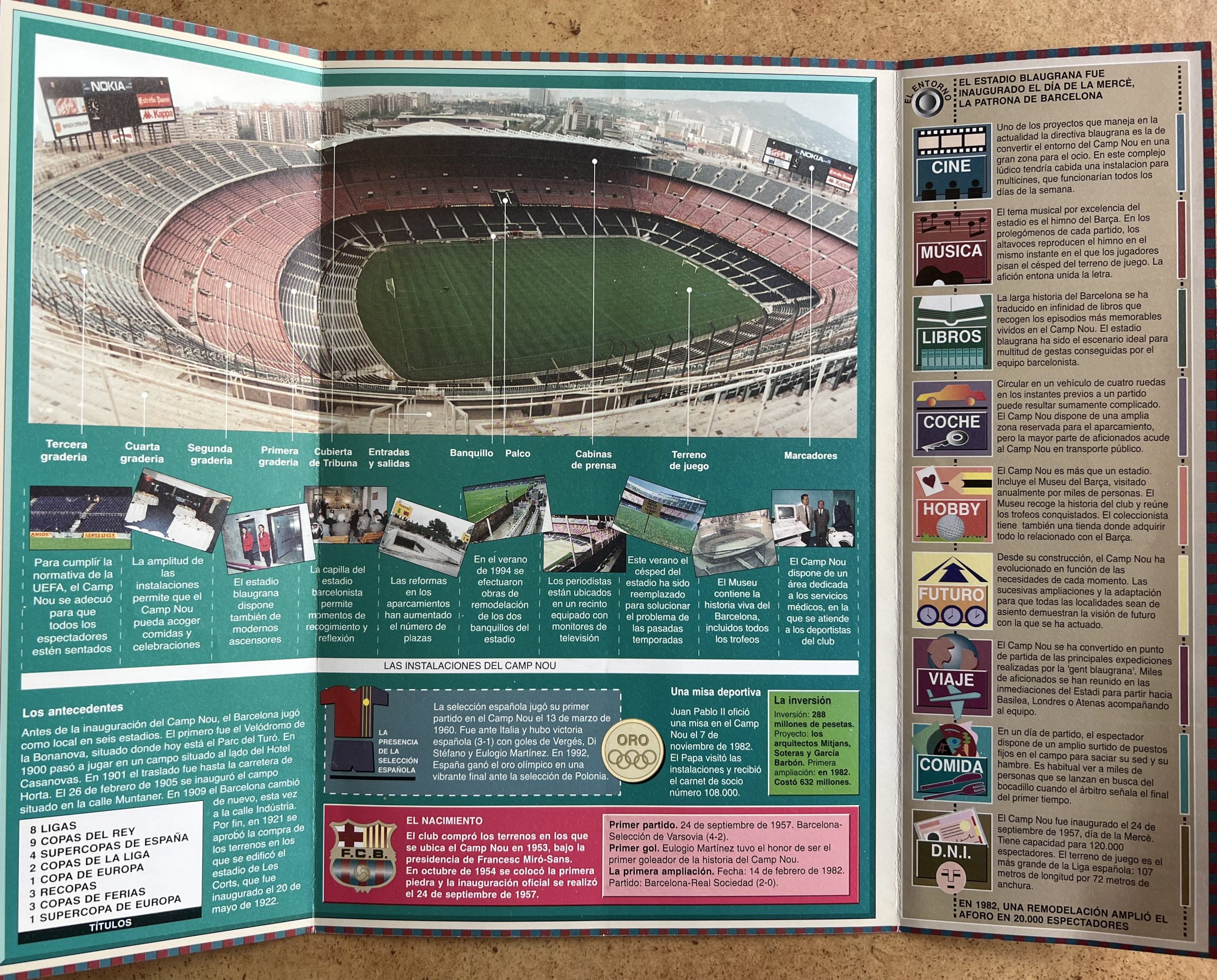 Fitxes del Barça 1996-1997 diari SPORT Camp Nou