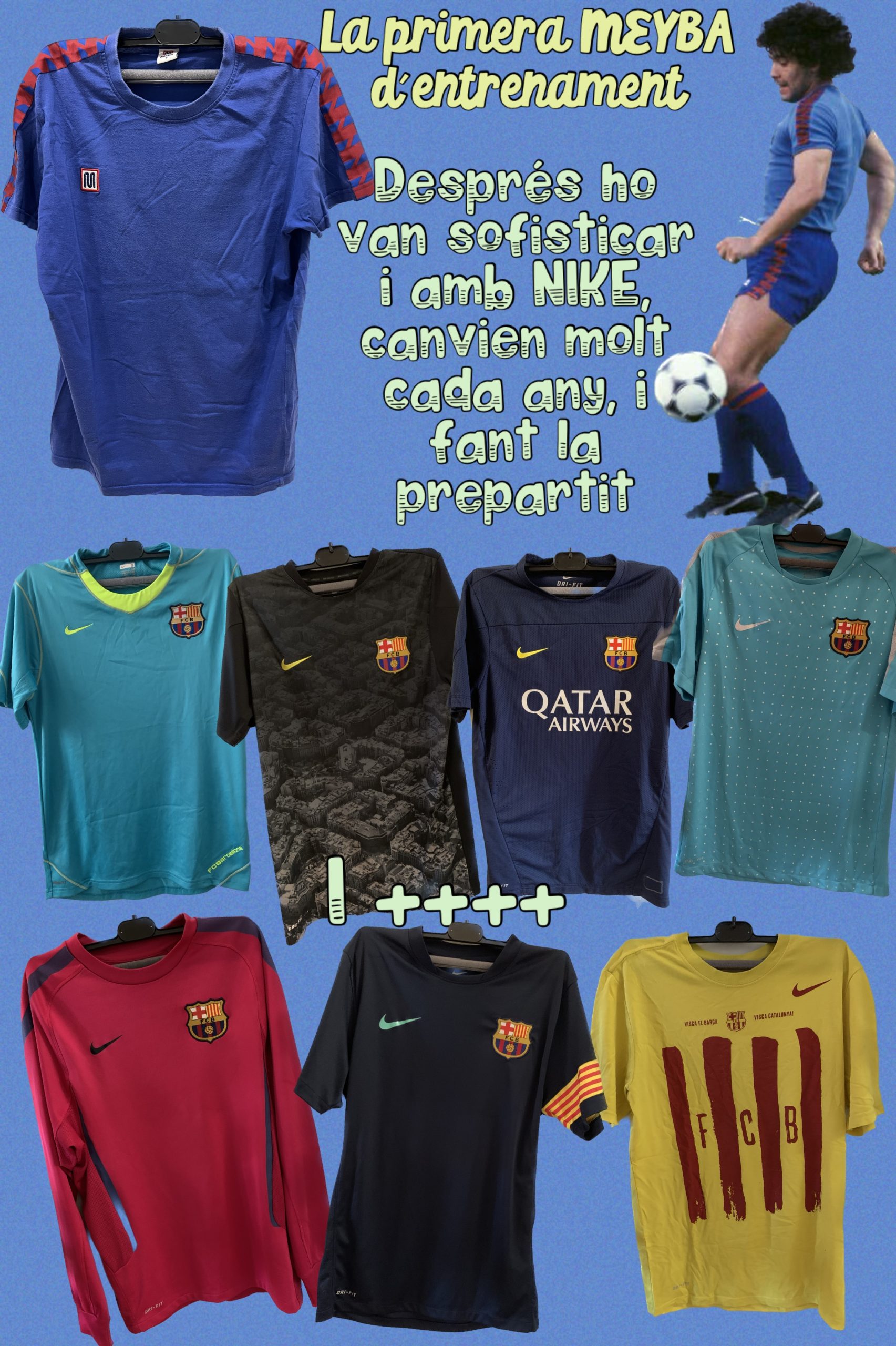 SAMARRETES D'ENTRENAMENT MEYBA-NIKE 1982-2022