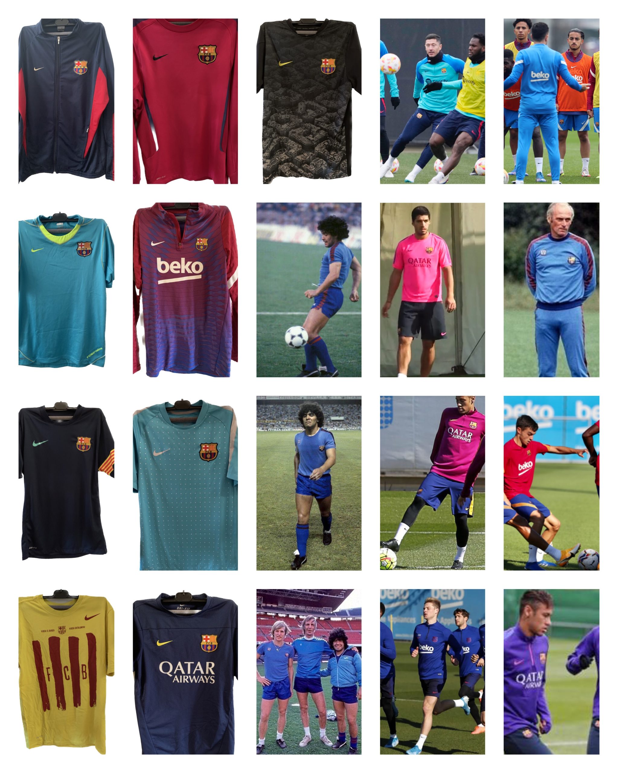 Samarretes entrenament pre-partit FC Barcelona / Barça