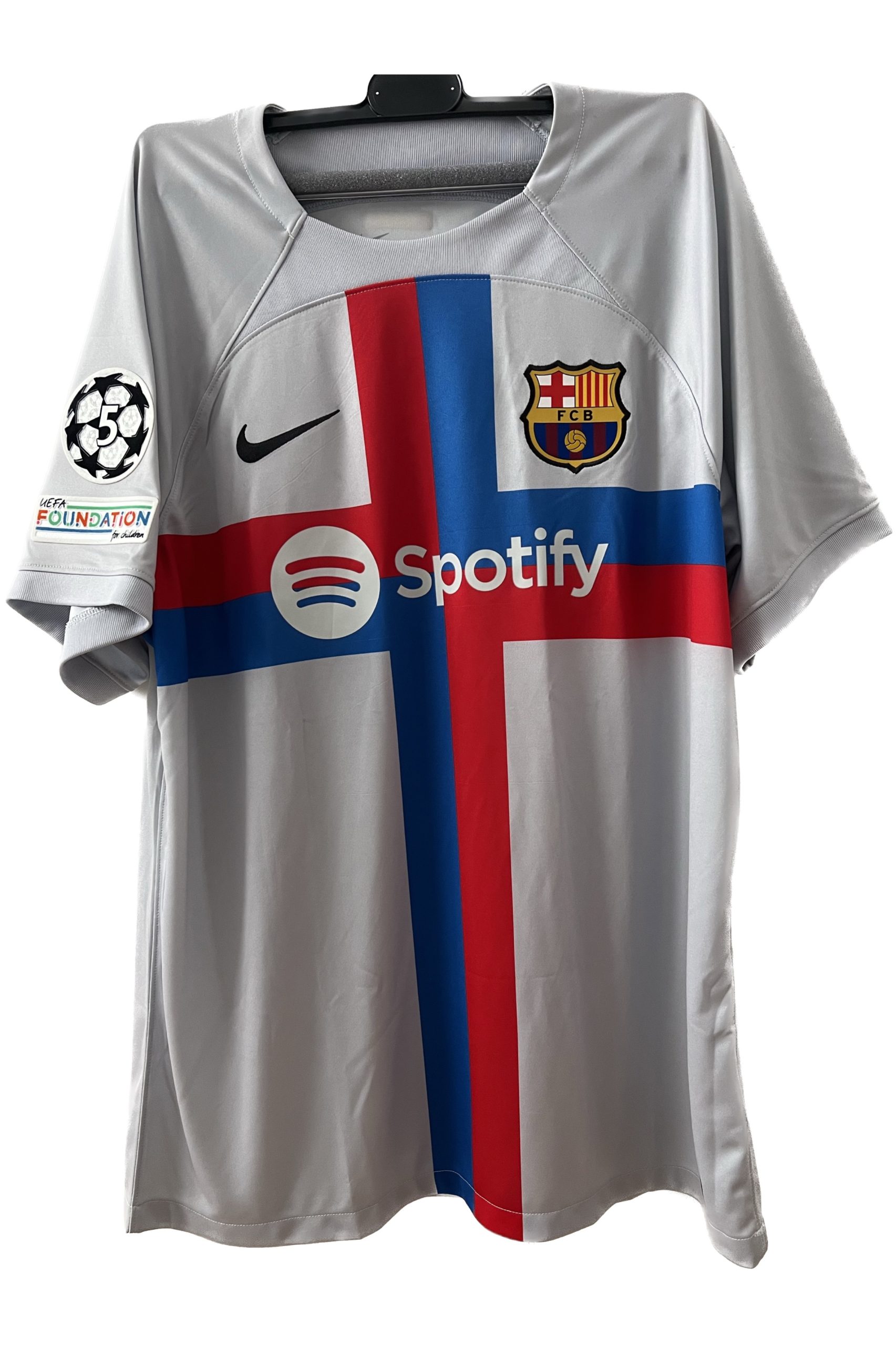 Samarreta Nike 2022/23 away Lewandpwski hand signed FC Barcelona