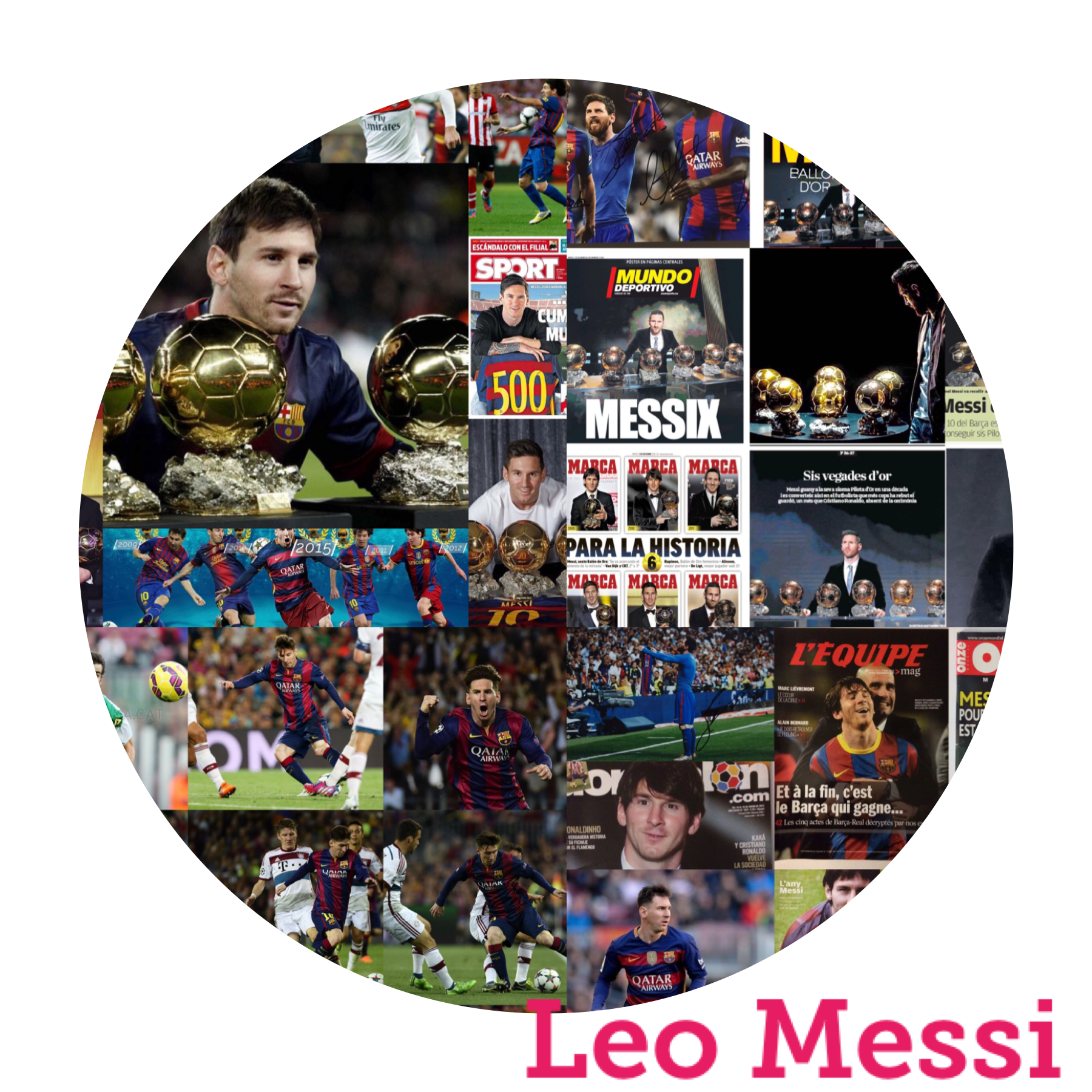 Icona jugador Leo Messi FC Barcelona Barça