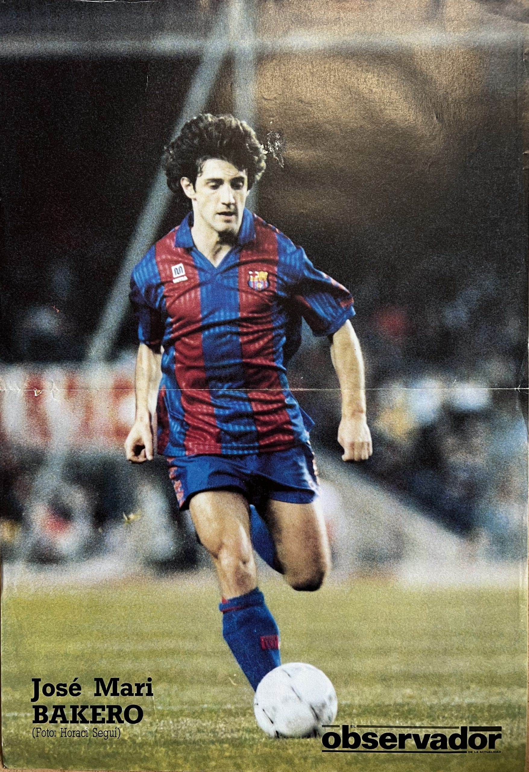 Bakero pòster diari observador 1992