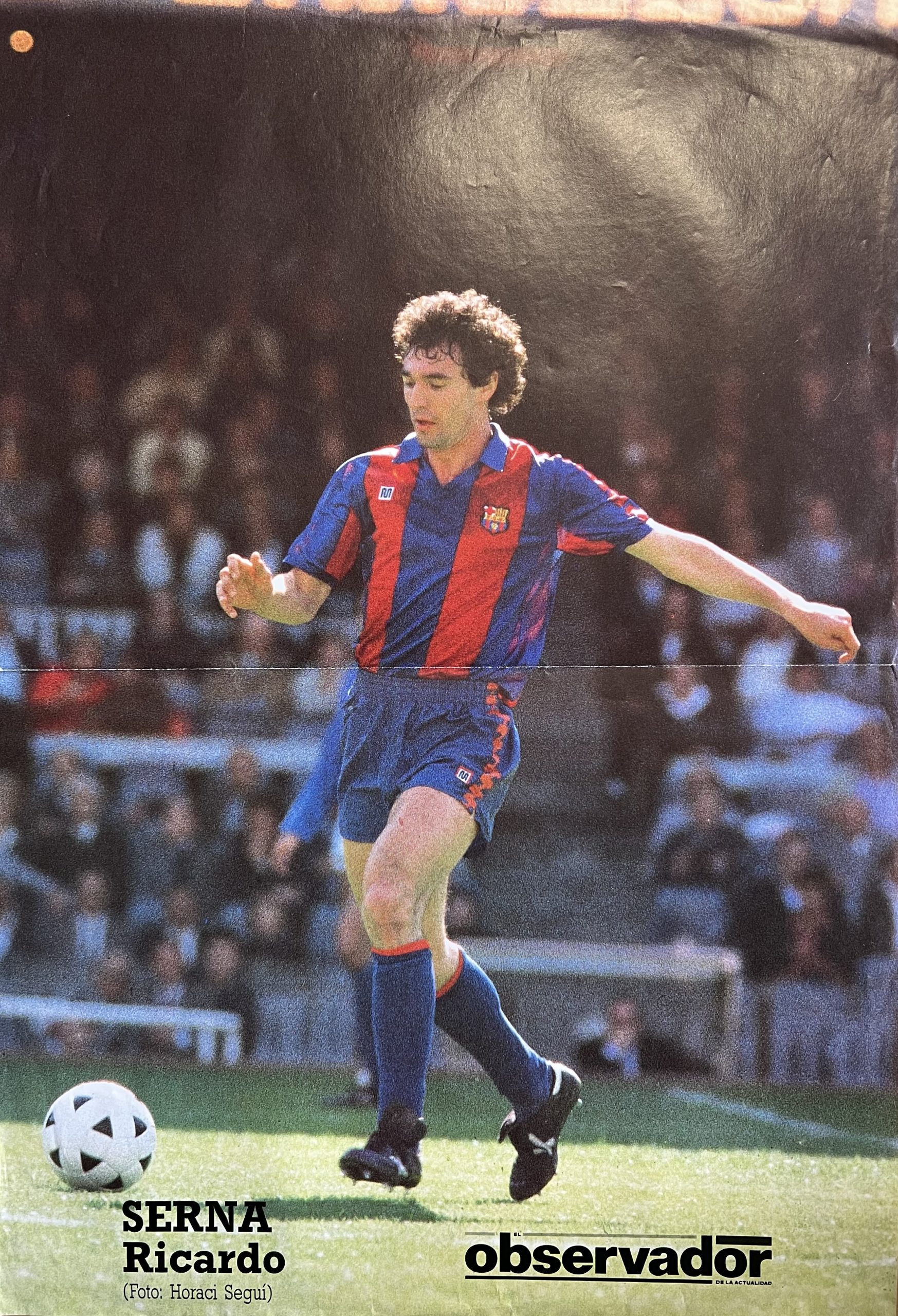 Ricardo Serna pòster diari observador 1992