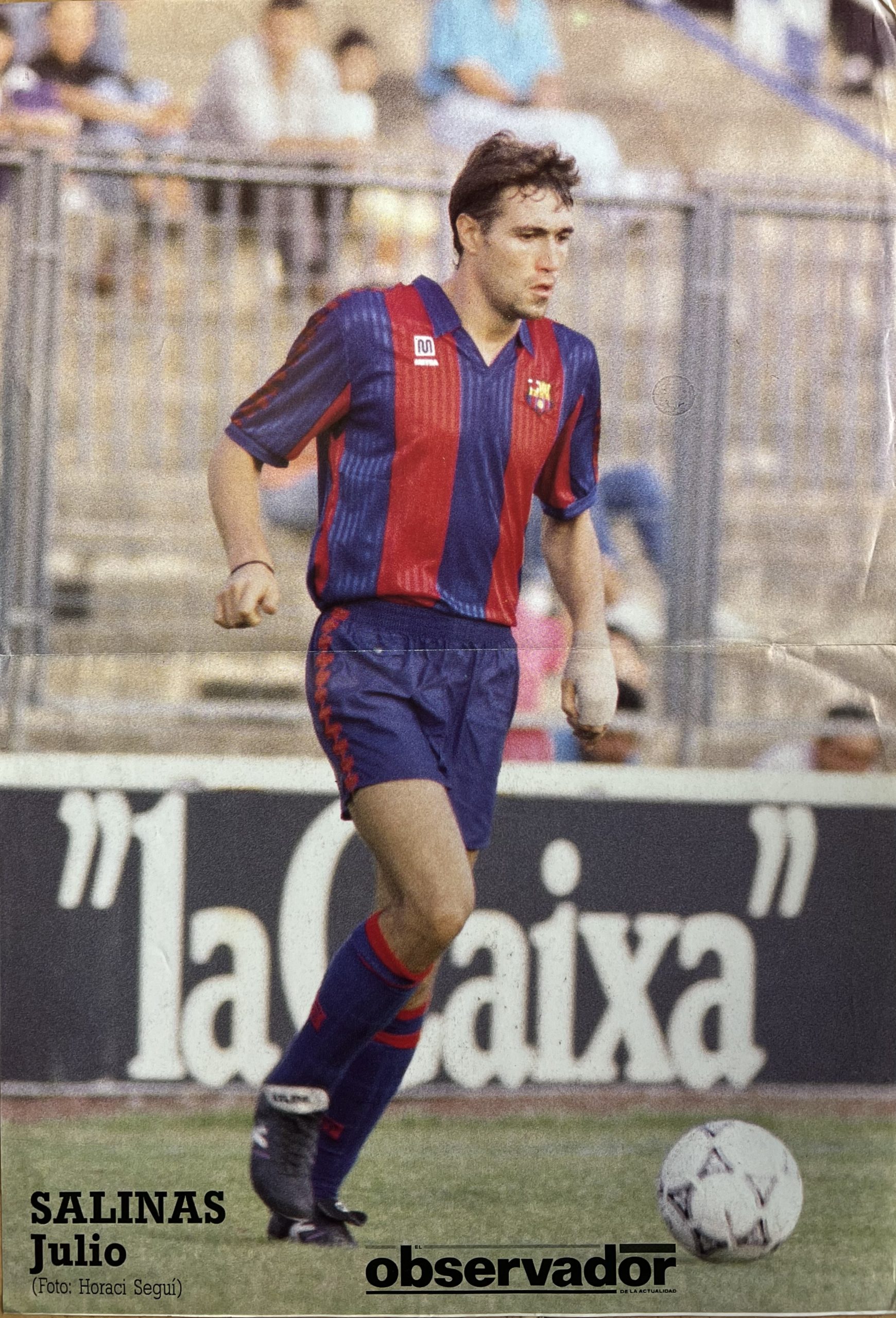 Julio Salinas pòster diari observador 1992