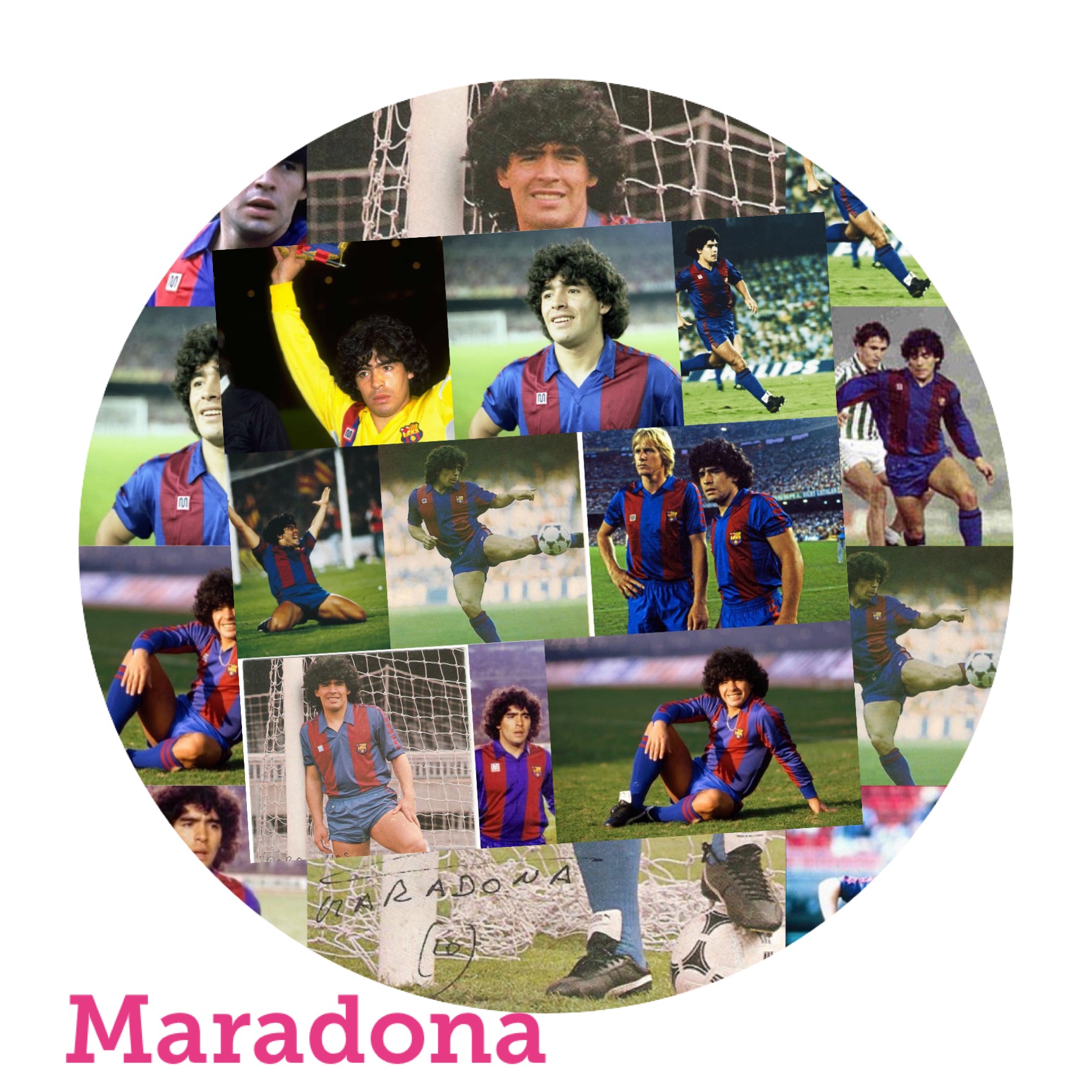 Icona jugador Maradona FC Barcelona Barça
