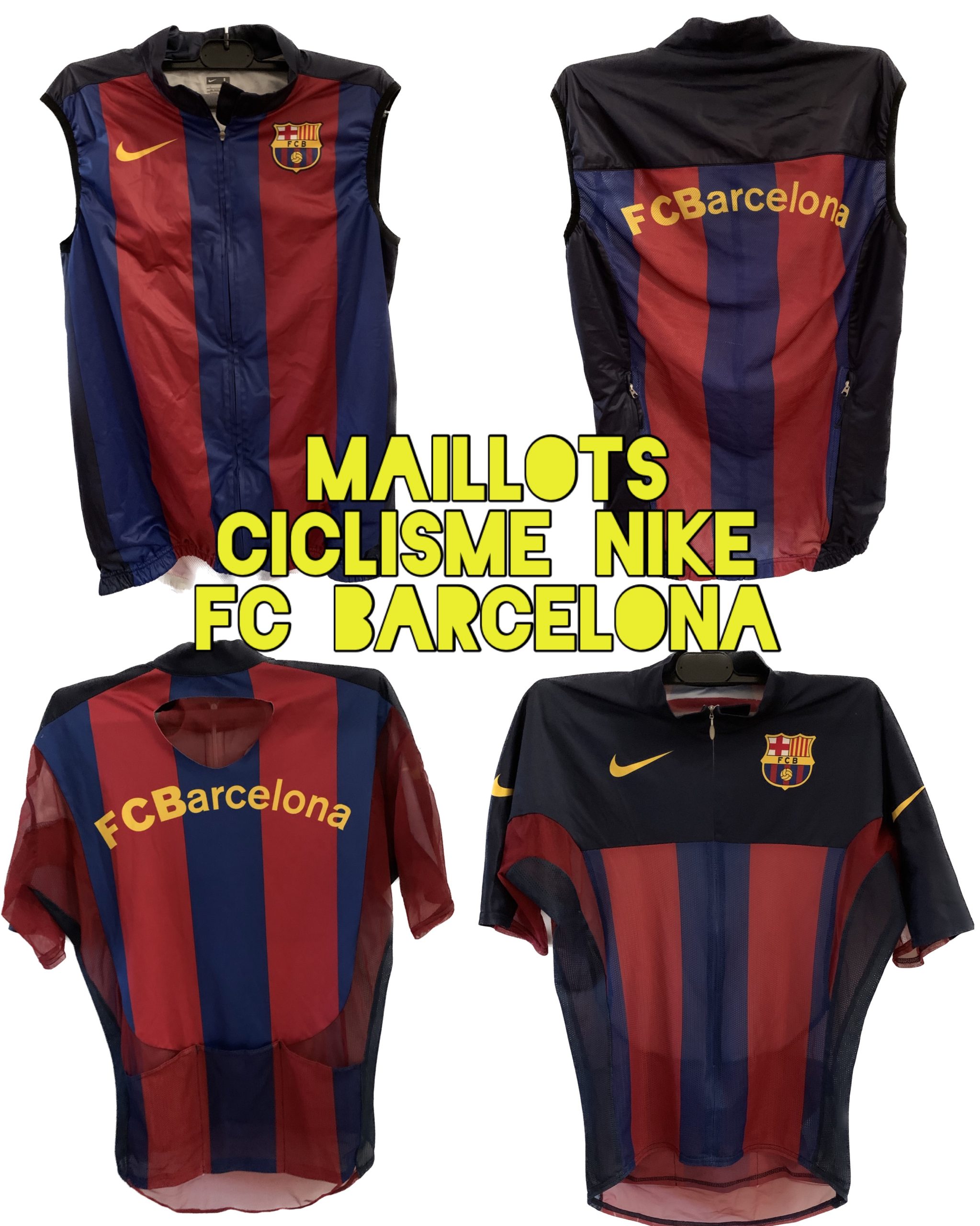 Maillots ciclisme Nike FC Barcelona