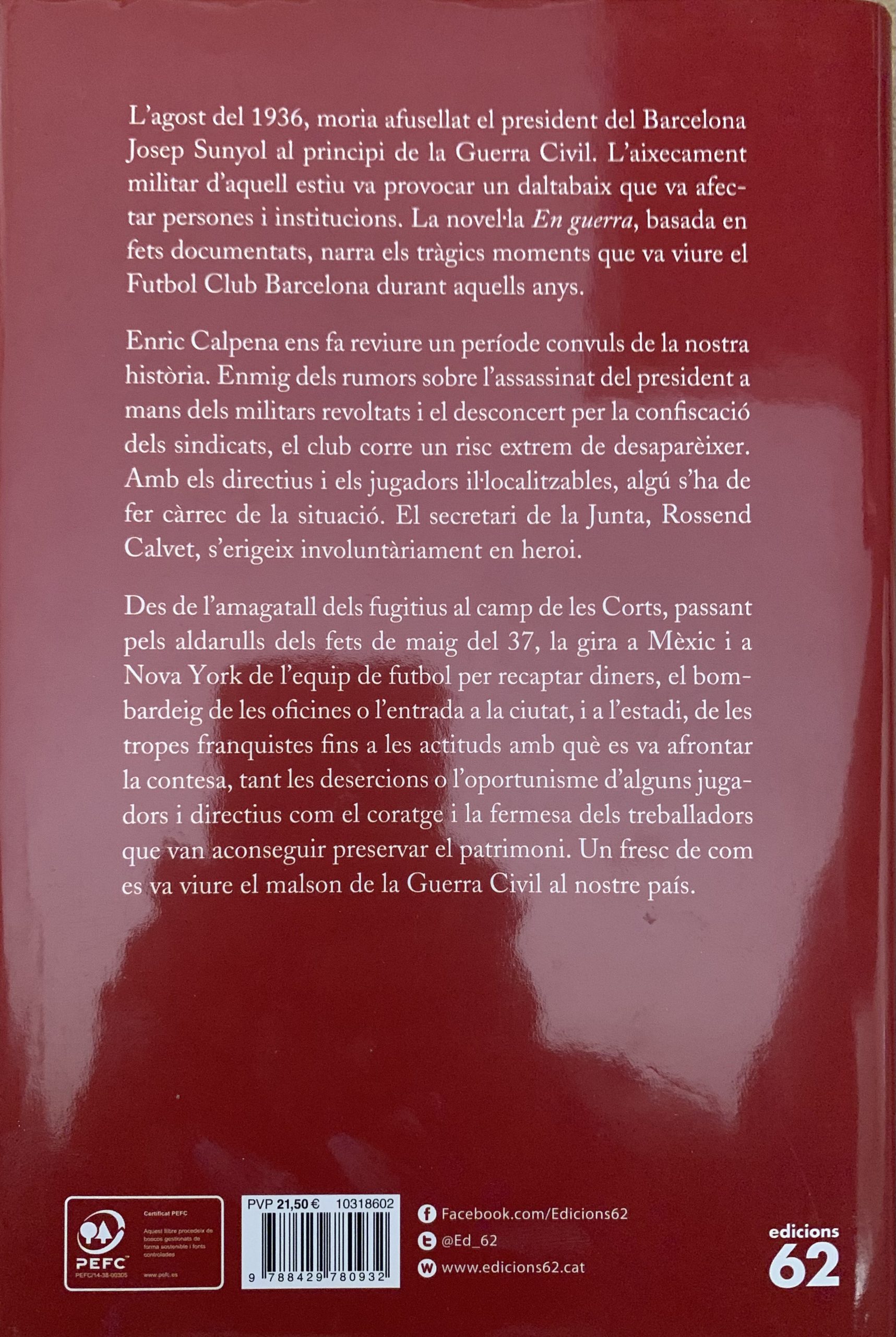 En Guerra - Enric Calpena - edicions 62 - abril 2023