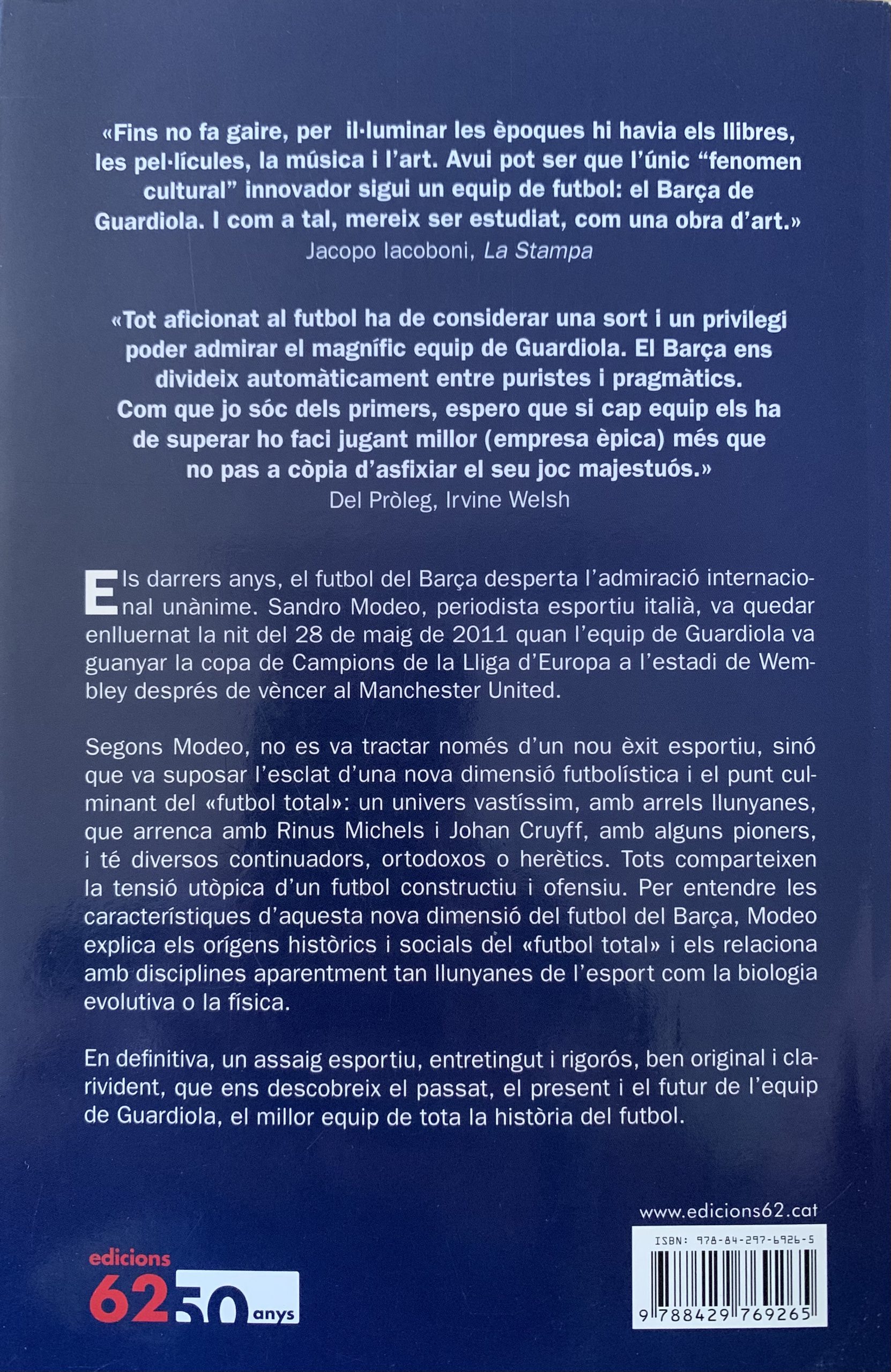 El Barça - Sandro Modeo - Edicions 62 -2012