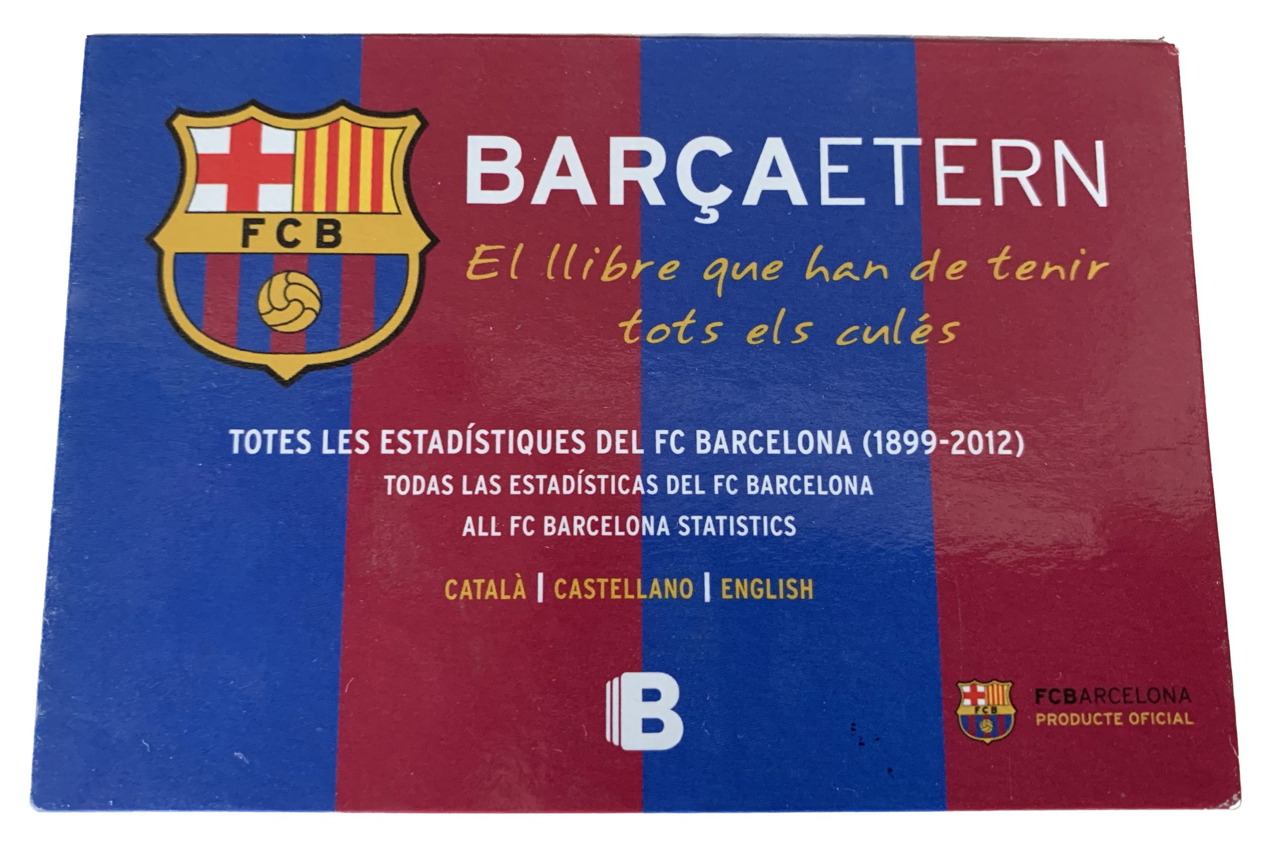 BARÇAETERN totes les estadístiques del Barça - librinos - 2012