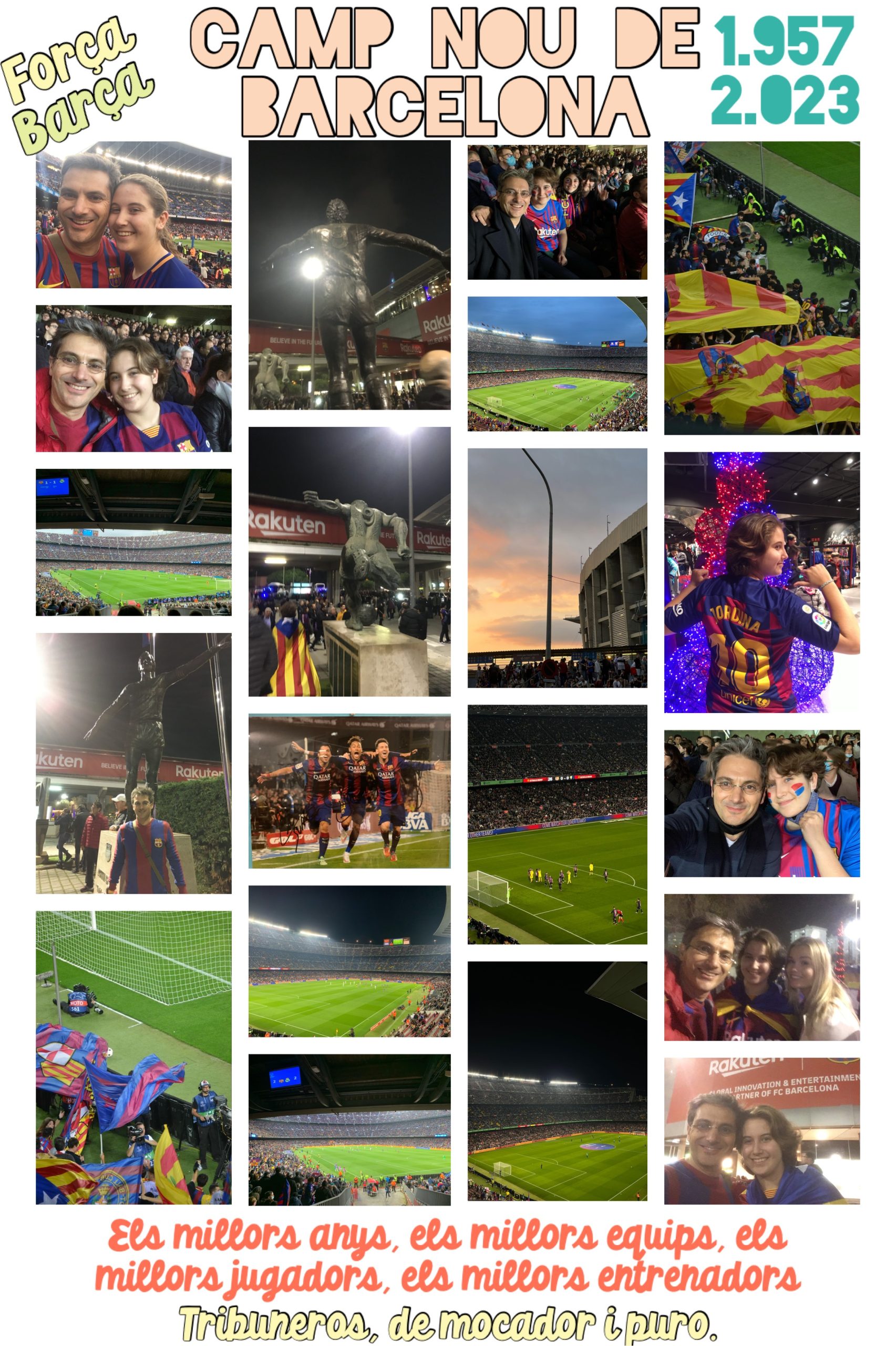 Estadi FC Barcelona 1957 - 2023 Camp Nou