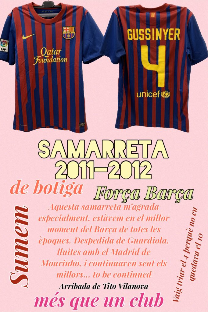 Samarreta Nike 2011-2012 de botiga 4 Gussinyer
