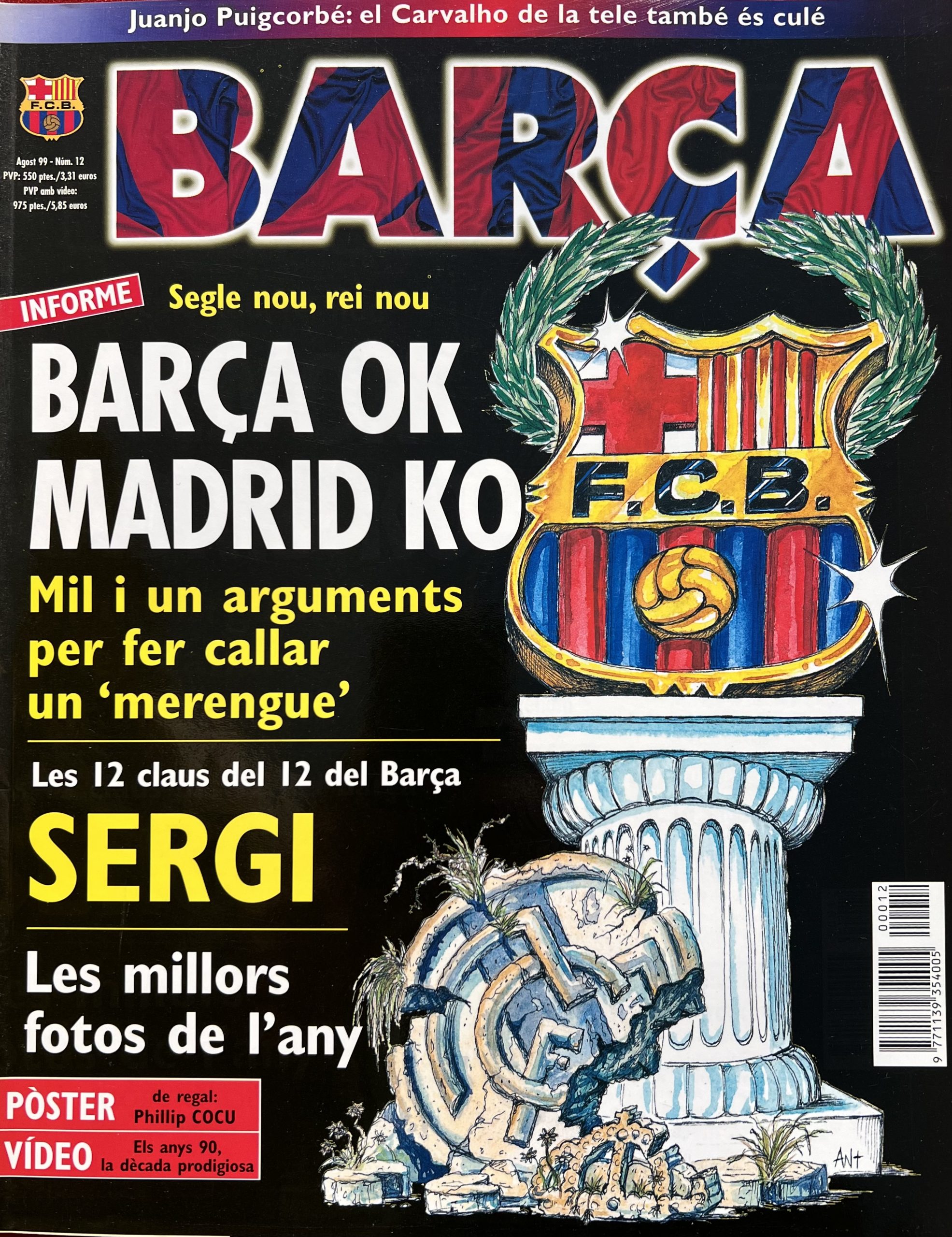 Revista Barça agost 1999 - Nº12