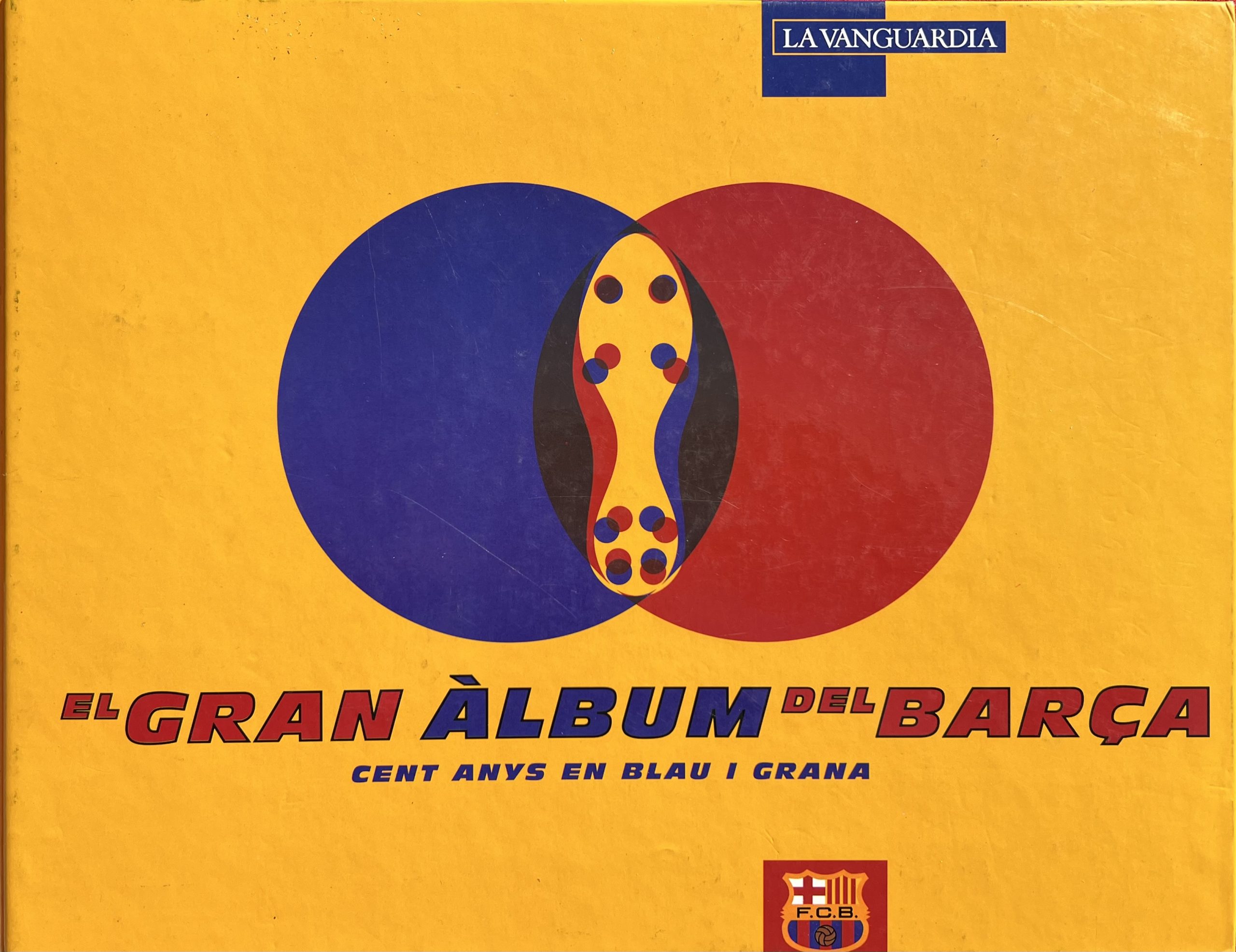 Gran àlbum de cromos del Barça la Vanguardia 1999 fitxa