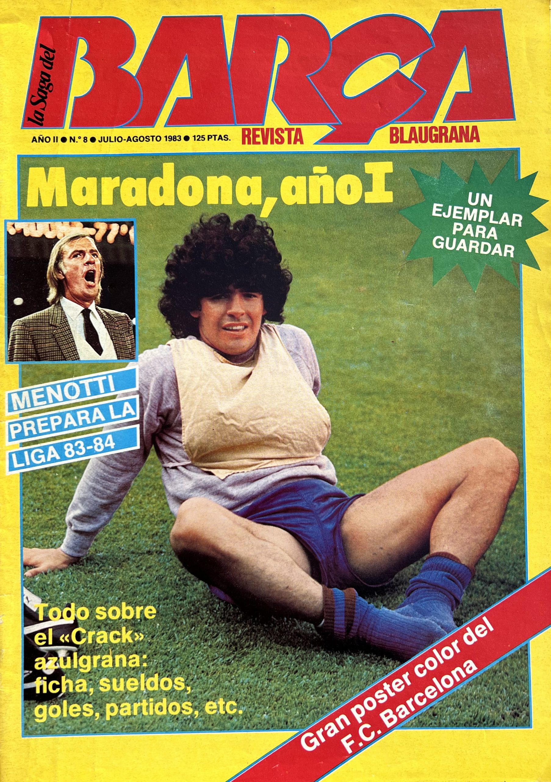 Revista la saga del Barça julio agosto1983 - Nº8
