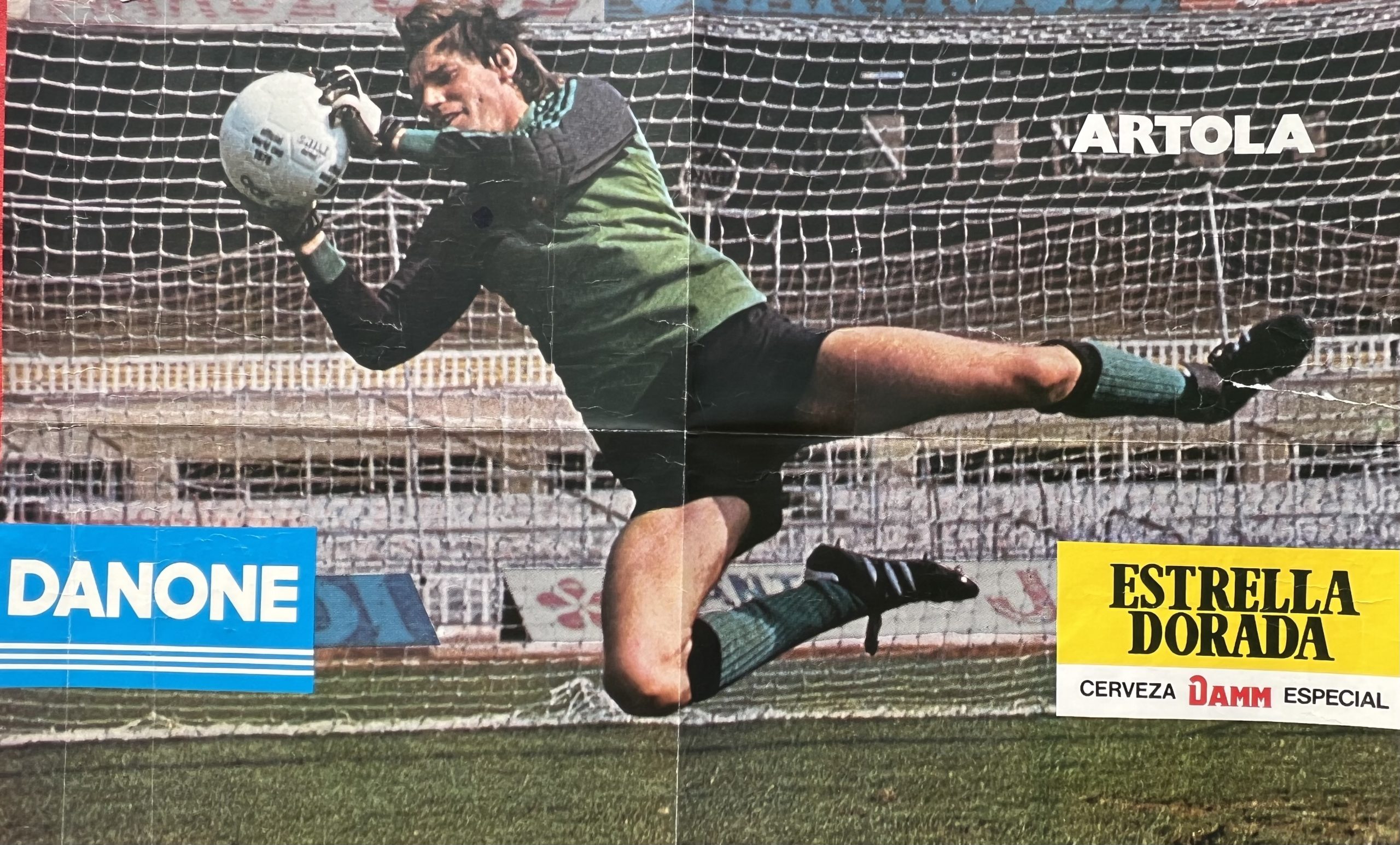 pòster FC Barcelona Artola estrella dorada Danone maig 1980