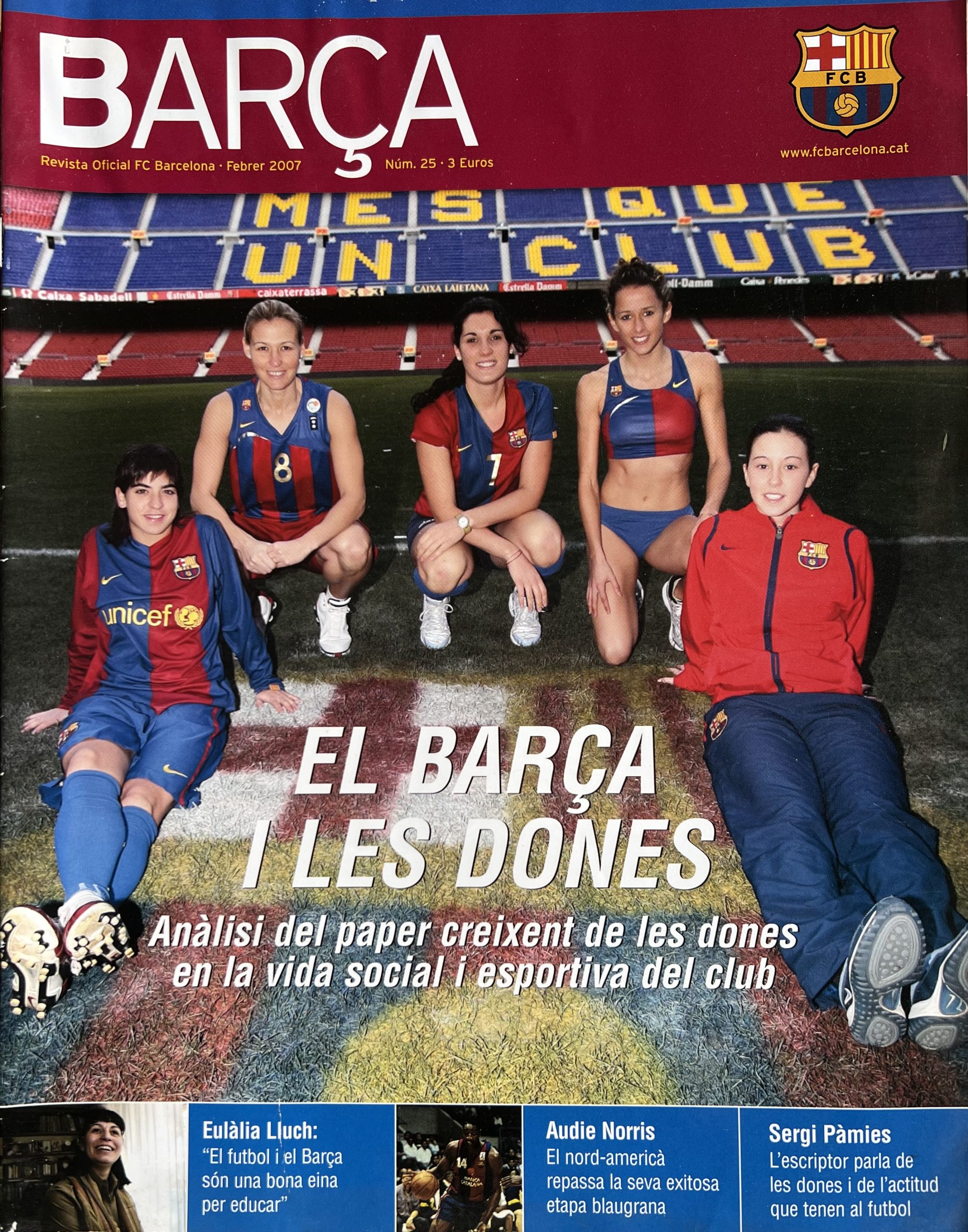 Revista Barça febrer 2007- Nº25