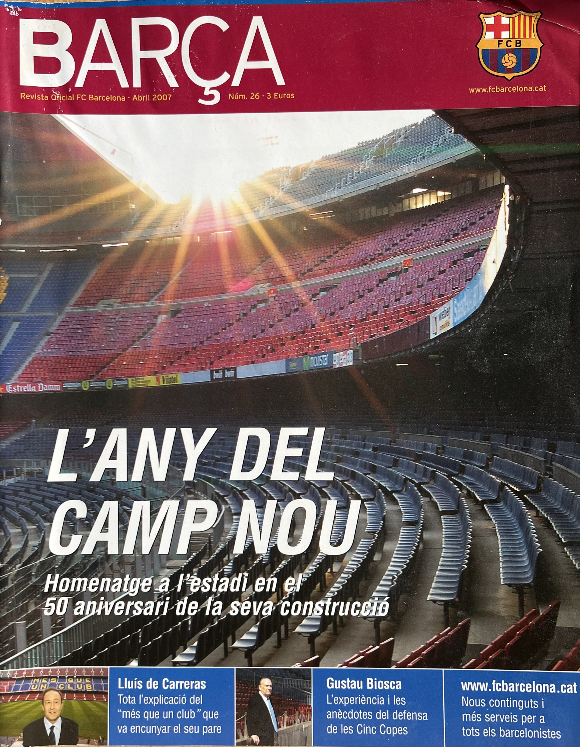 Revista Barça abril 2007- Nº26