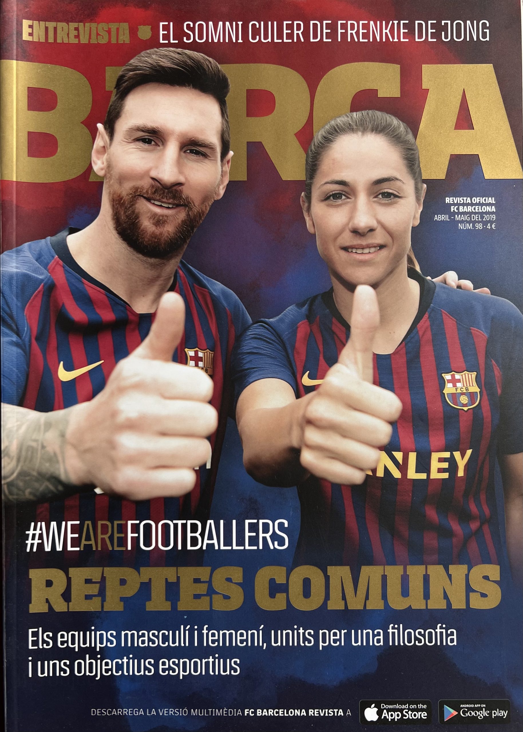 Revista Barça abril - maig 2019 - Nº98