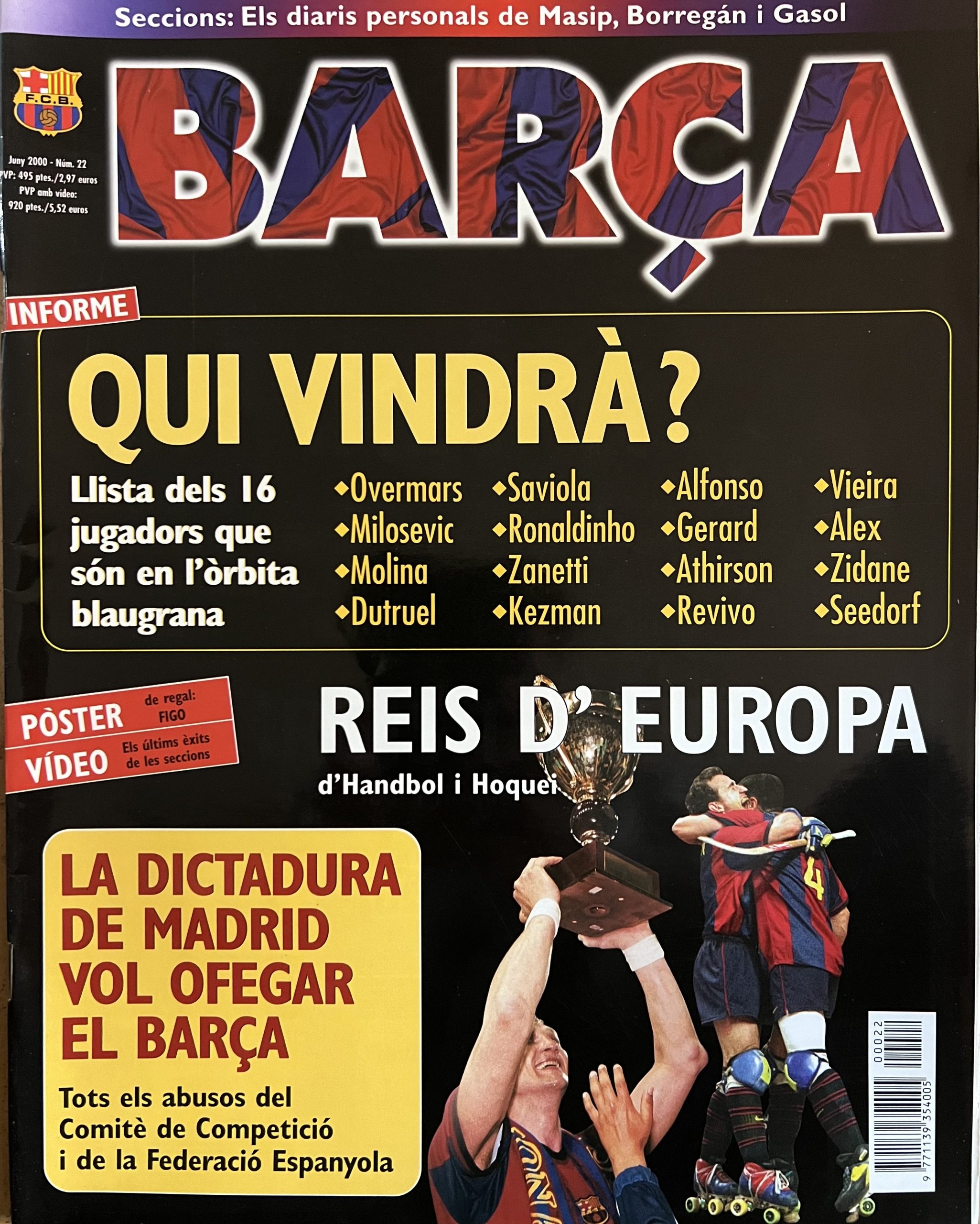 Revista Barça Juny 2000 - Nº22