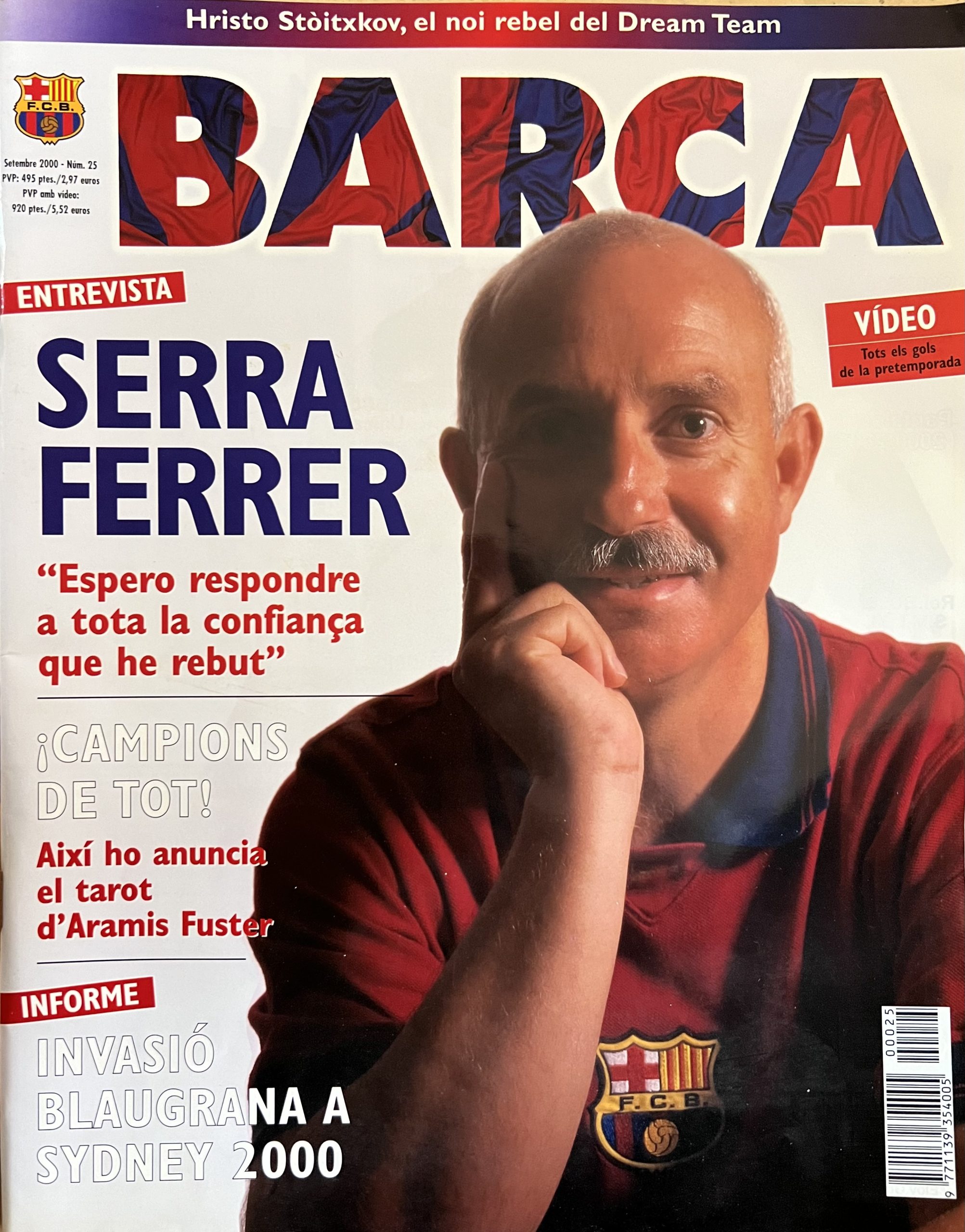 Revista Barça Setembre 2000 - Nº25