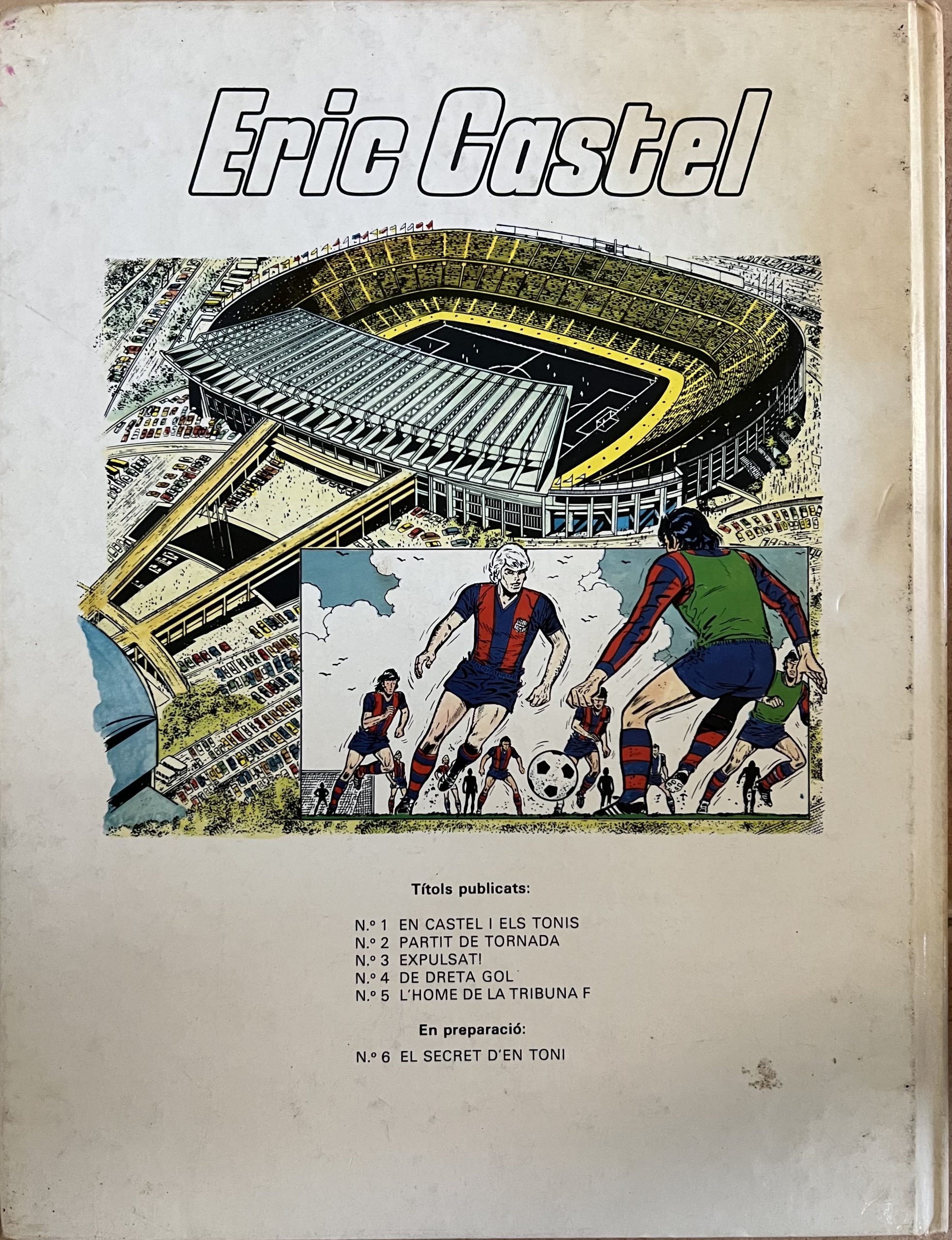 Eric Castel nº 5 l'home de la tribuna b. FC BARCELONA