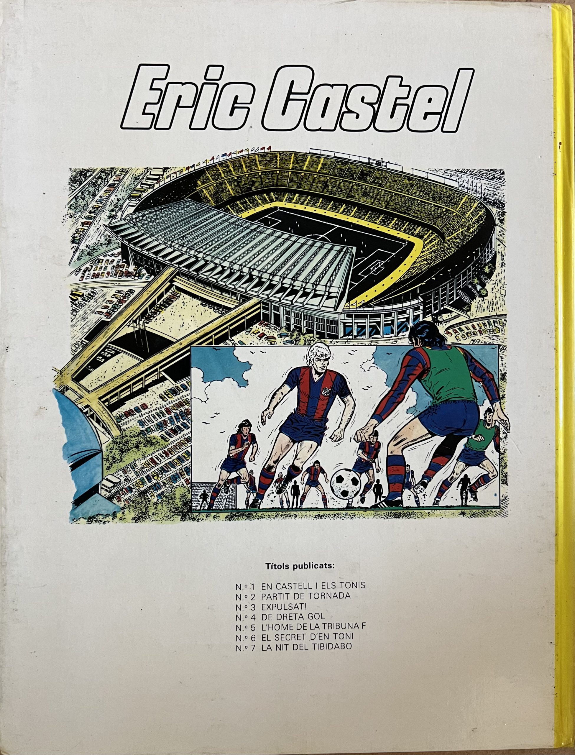 Eric Castel nº 7 la nit del Tibidabo. FC BARCELONA