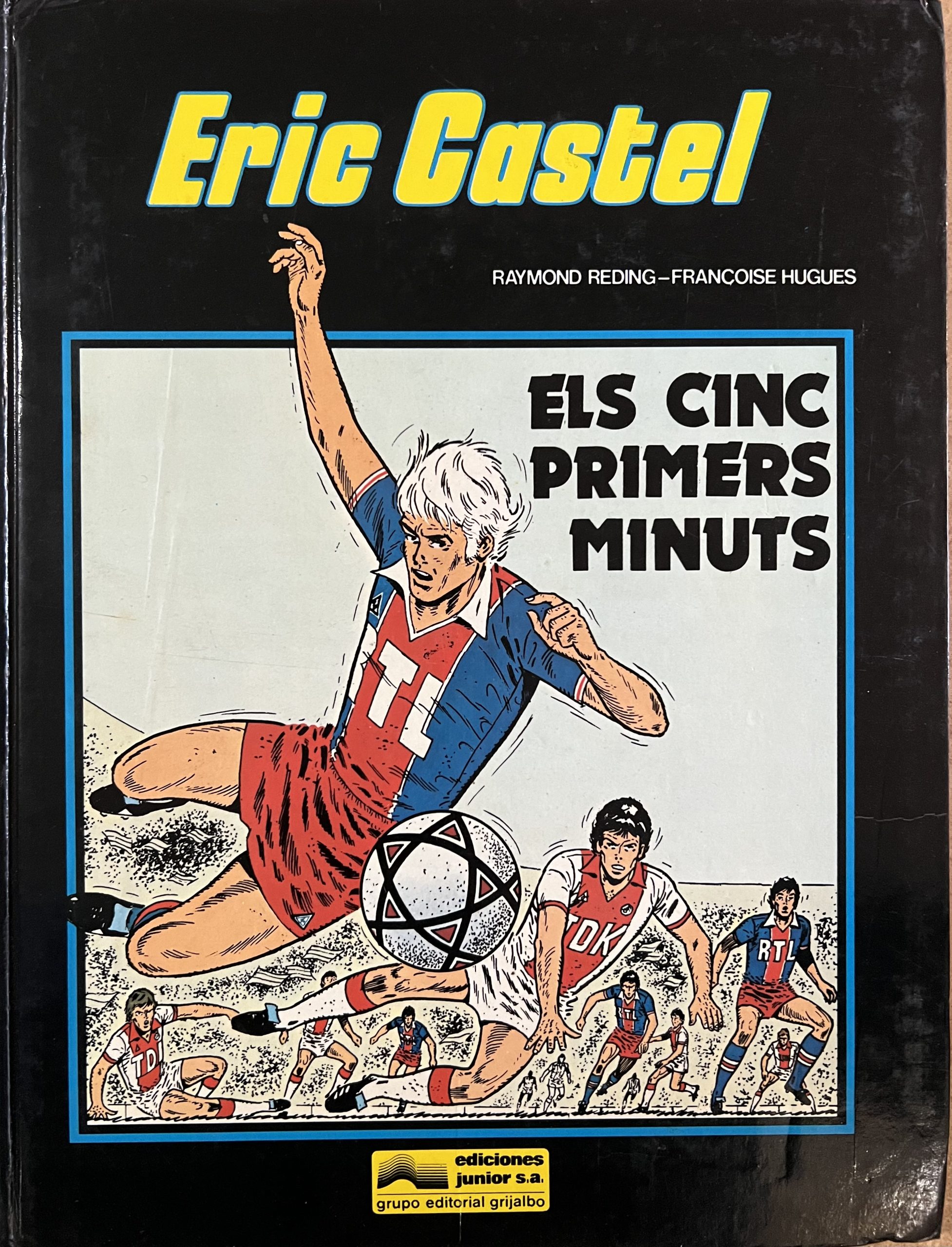 Eric Castel nº 9 els cinc primers minuts. FC BARCELONA
