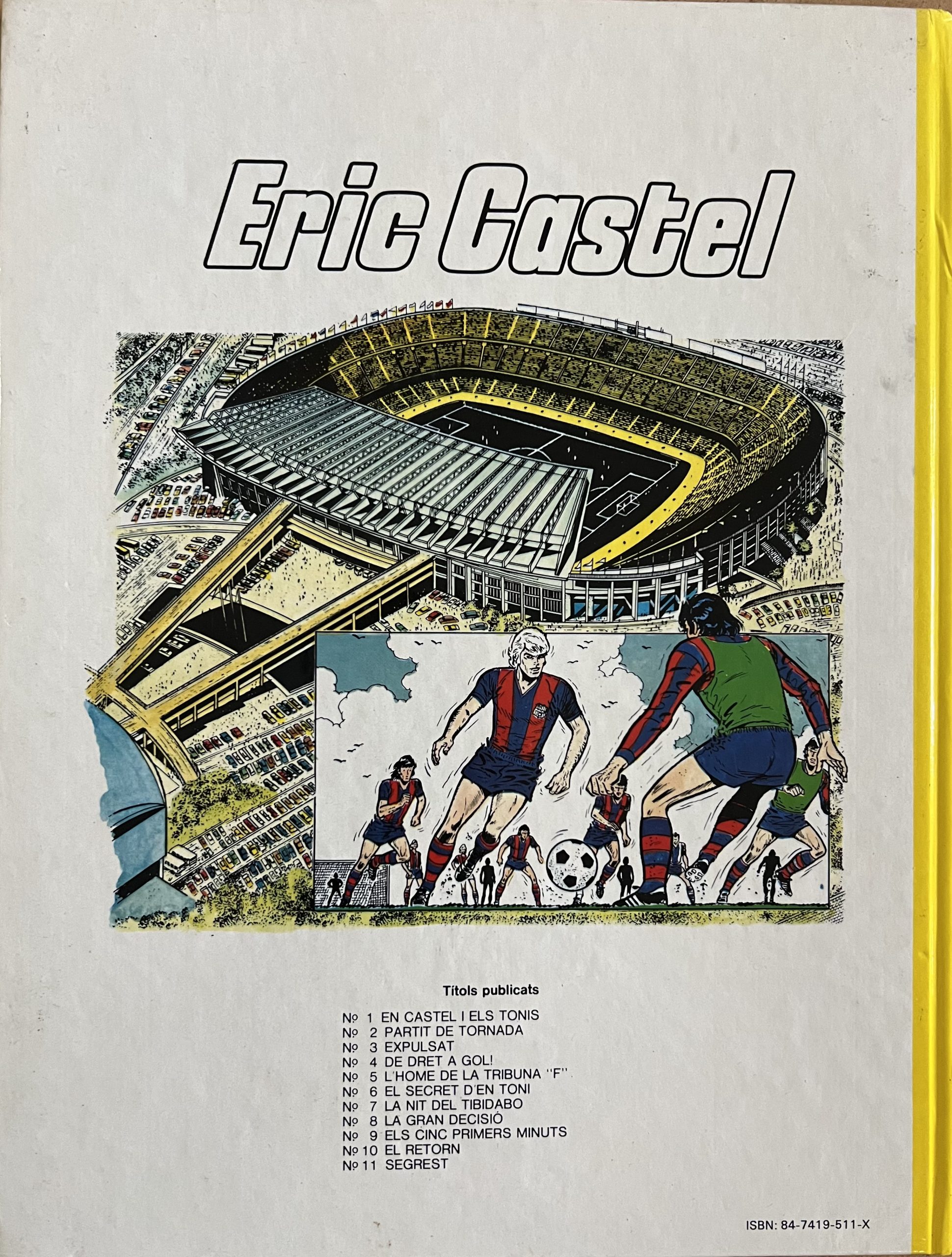 Eric Castel nº 11 Segrest. FC BARCELONA