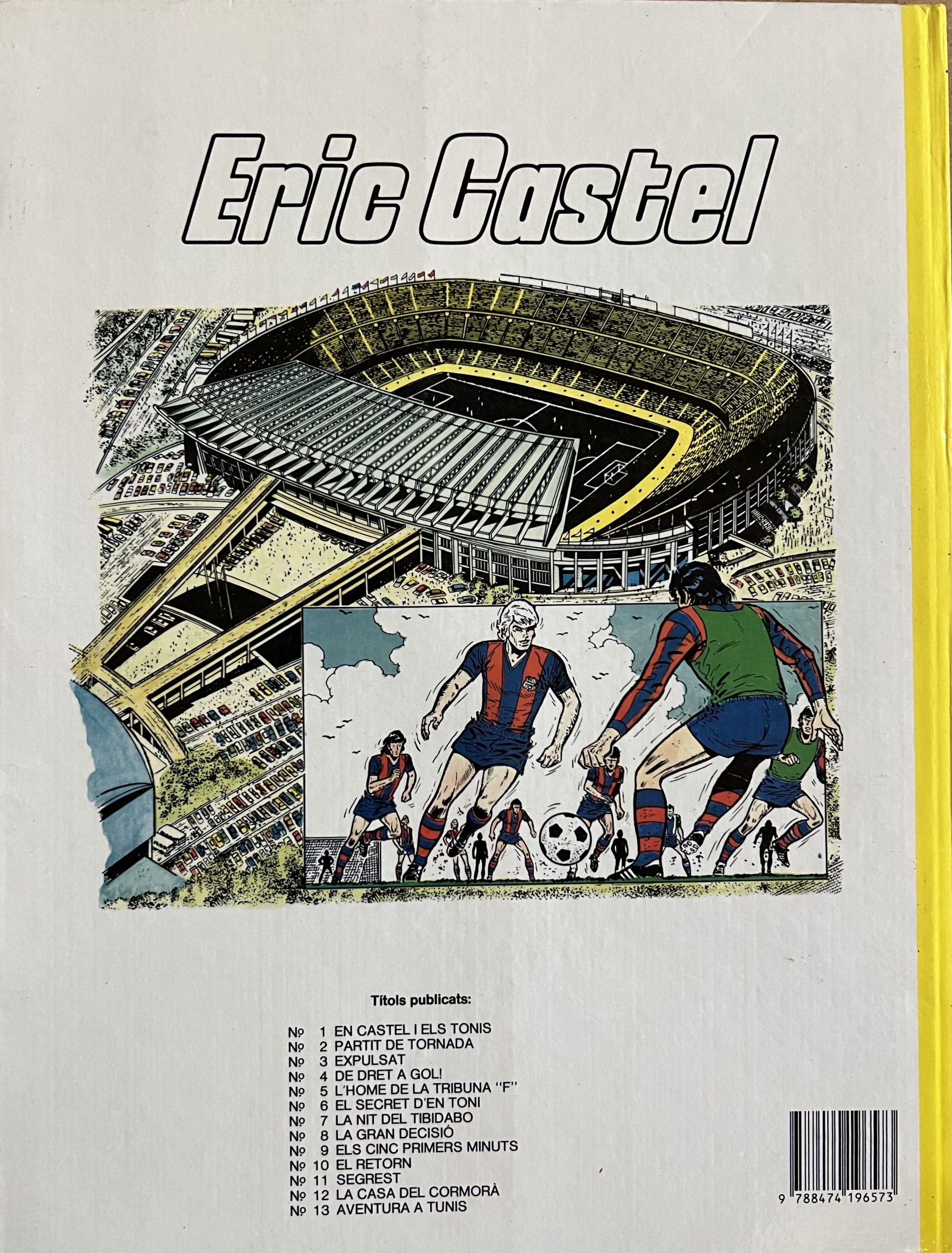 Eric Castel nº 13 Aventura a Tunis. FC BARCELONA