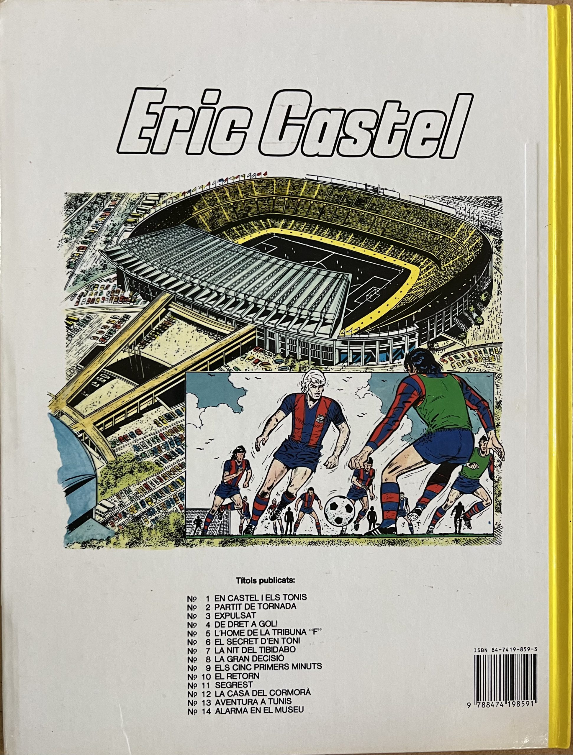 Eric Castel nº 14 Alarma en el museu. FC BARCELONA