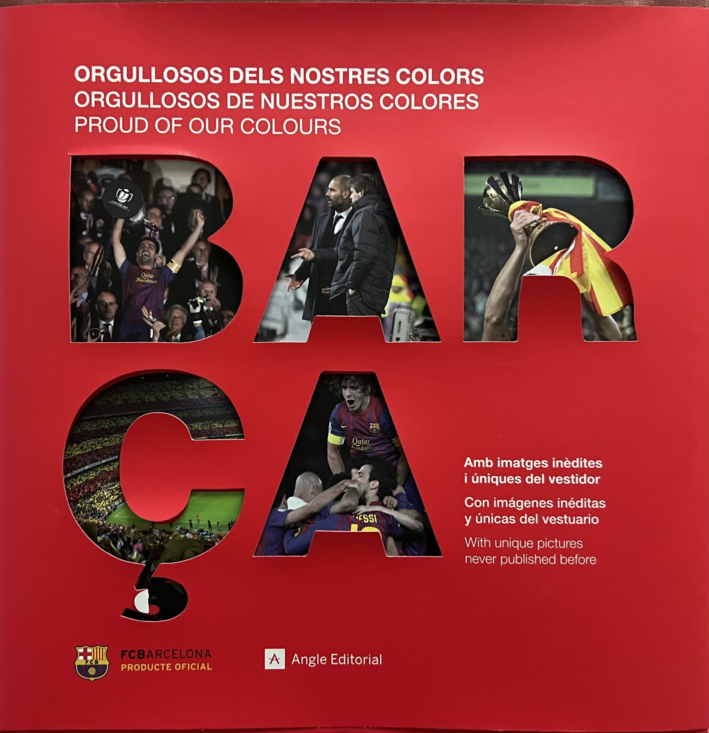 BARÇA Orgullosos dels nostres colors - Angle editorial - imatges inèdites i úniques del vestidor , temporada 2011-2012