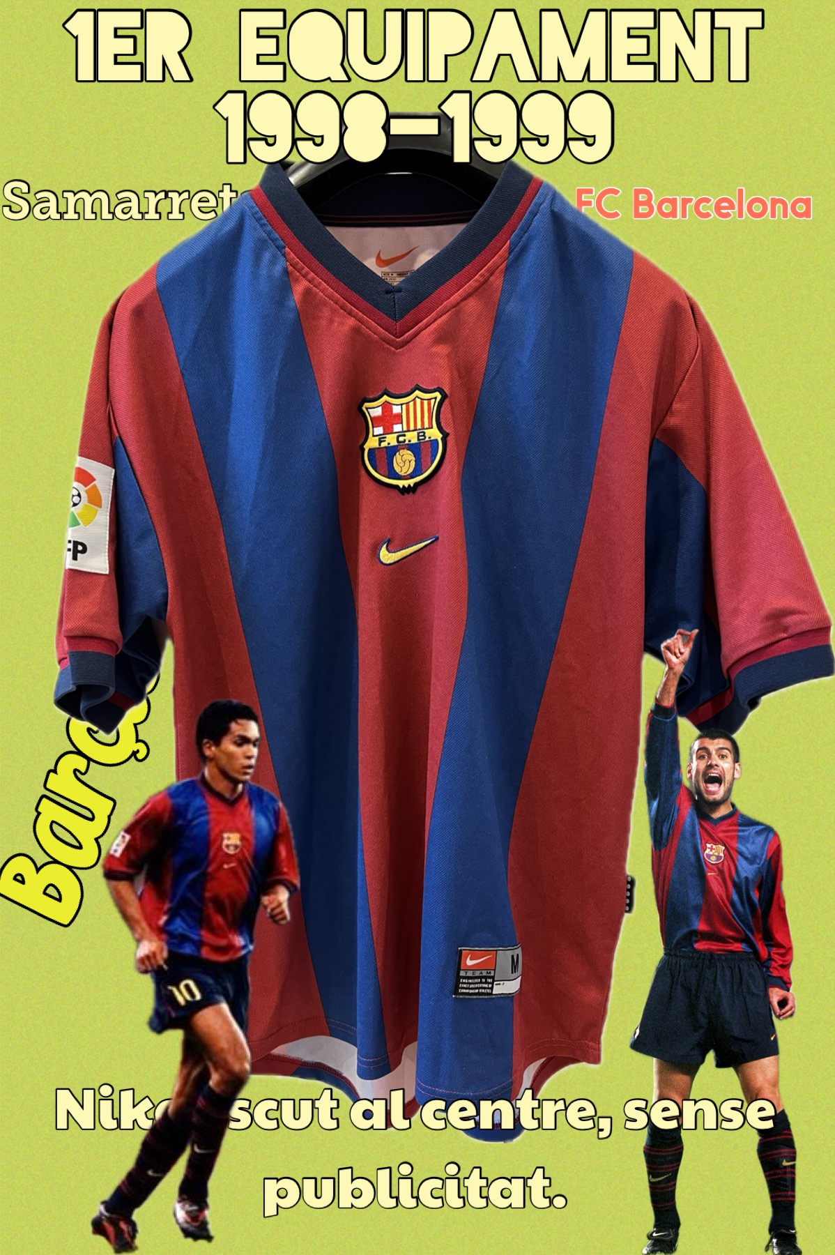 SAMARRETA 1er equipament NIKE 1998-1999 FC BARCELONA
