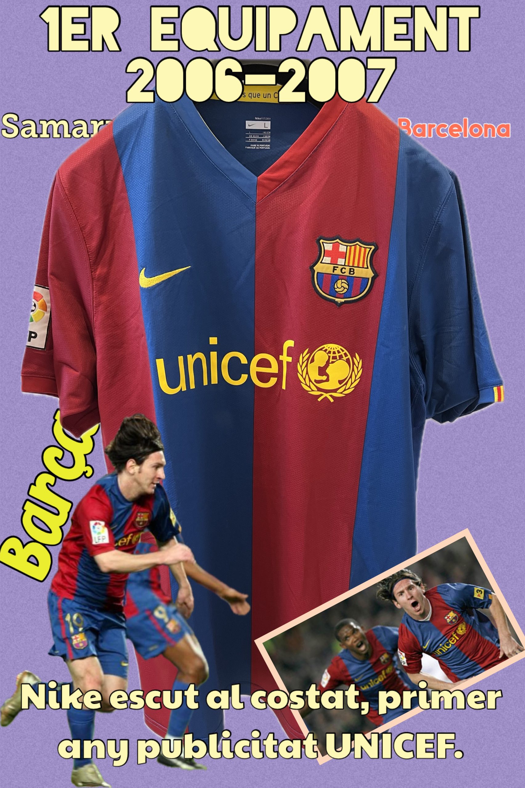 SAMARRETA 1er equipament NIKE 2006-2007 FC BARCELONA
