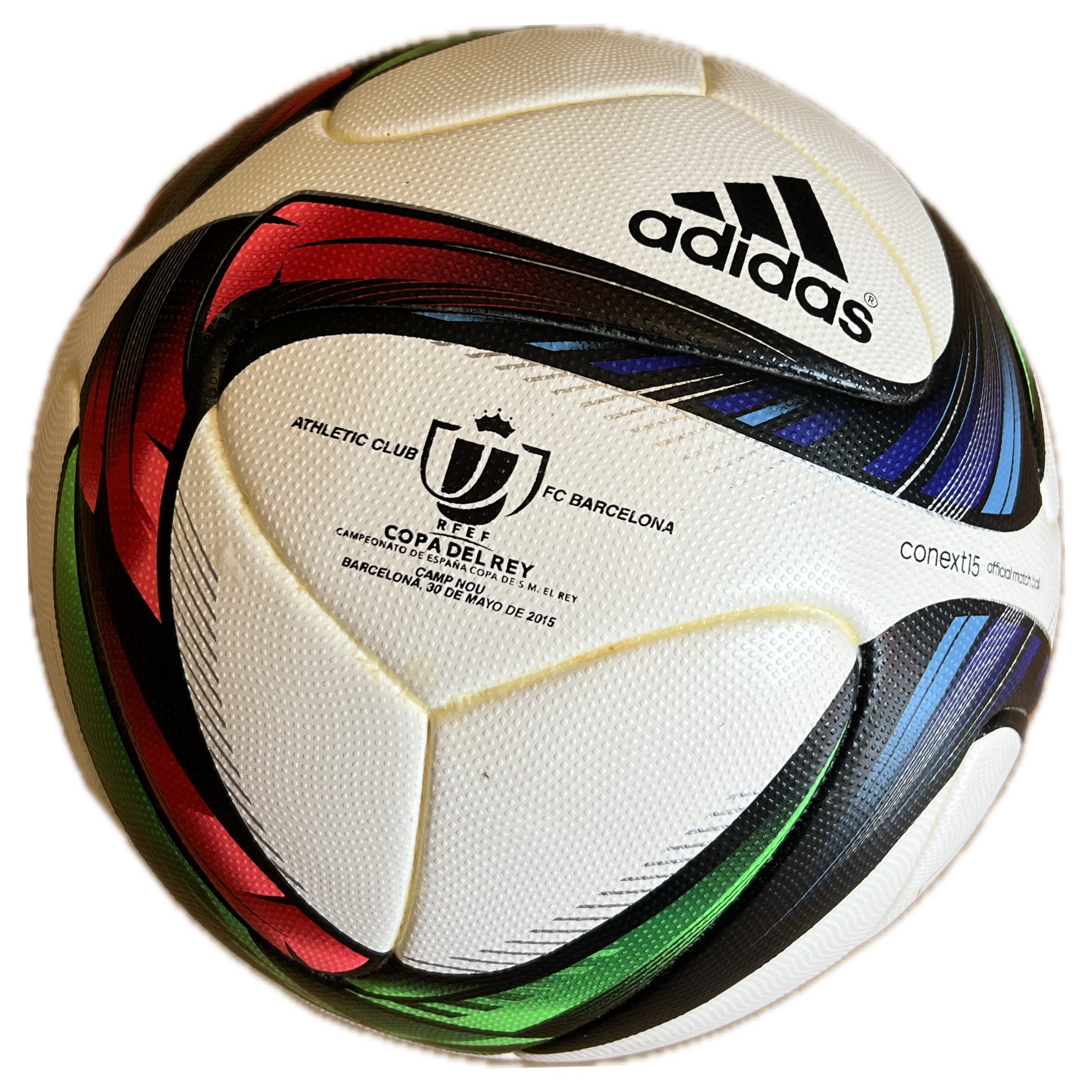 Pilota Adidas Conext15 utilitzada final Copa del Rei Athletic Club FC Barcelona 2015