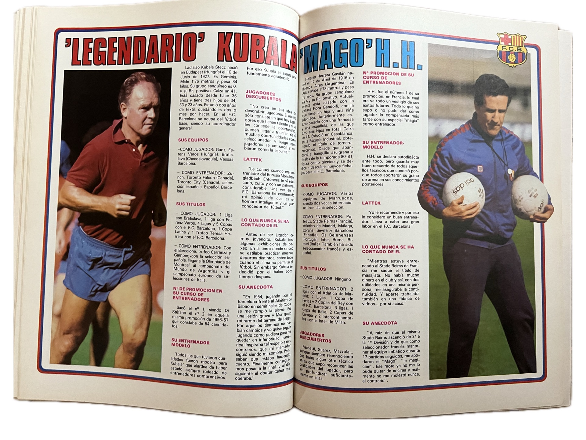 Llibre la Saga del Barça 1981-1982 quien es  quien