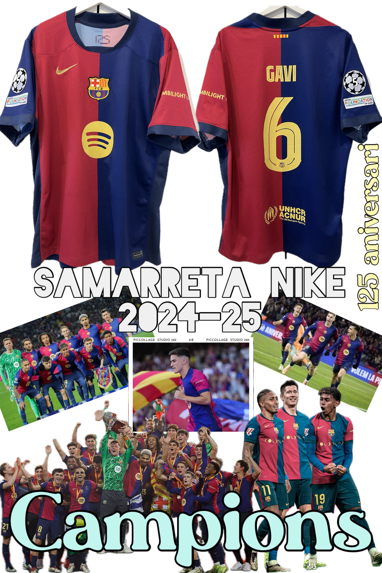 Samarreta Nike Gavi 2024-2025 F.C Barcelona