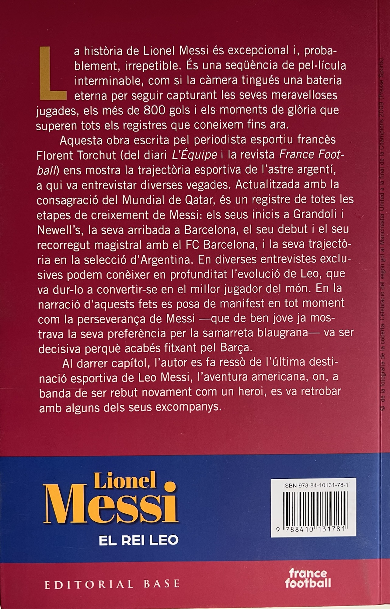 Lionel Messi EL REI LEO - Florent Torchut - editorial Base - abr 2025