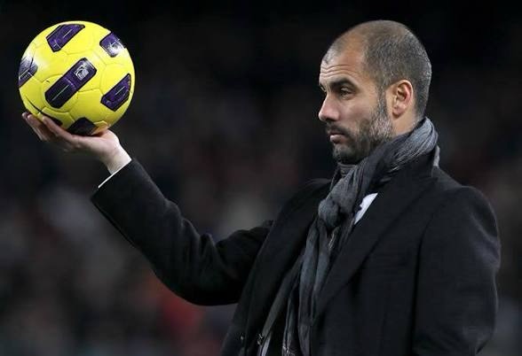 Guardiola amb la pilota