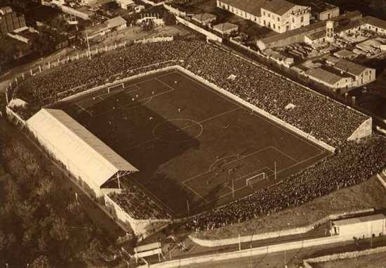 Imatge històrica del camp de Les Corts