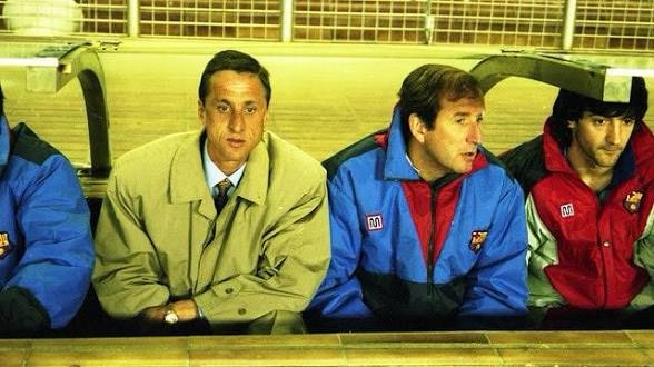 Carles Rexach a la banqueta del FC Barcelona
