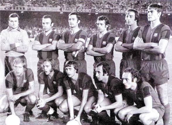 Alineació antiga del FC Barcelona amb Carles Rexach