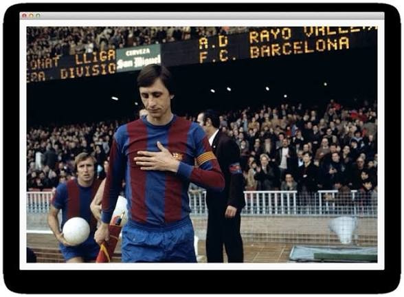 Carles Rexach amb el braçalet de capità